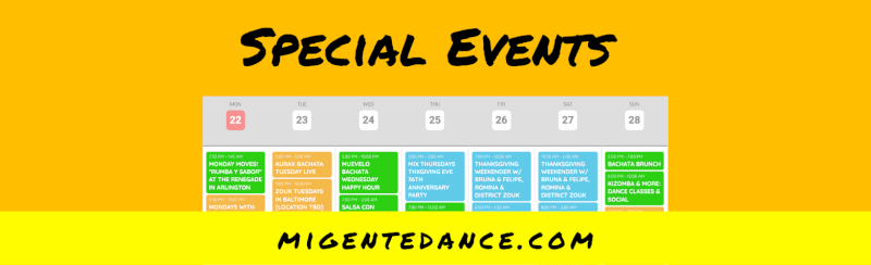 Special Events In DMV Mi Gente Dance DMV